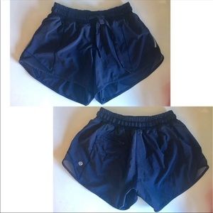 Lululemon original hotty hot shorts true navy